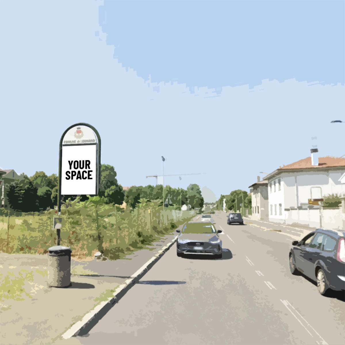 SPAZIO PUBBLICITARIO 100 x 140 MONOFACCIALE (LEGNANO) Dal 01/01/2027 al 30/12/2030 1460 giorni